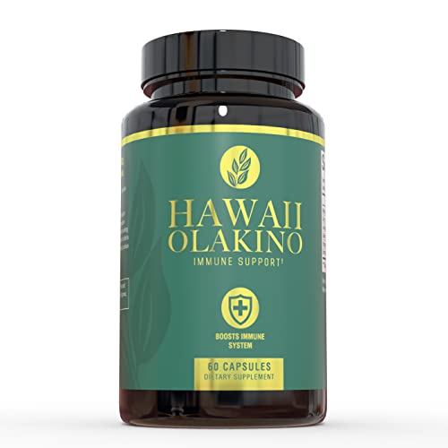 Hawaii Olakino Premium 5-in-1 Immune Support Supplement with Zinc, Quercetin, Bromelain, Vitamin C and D3.
